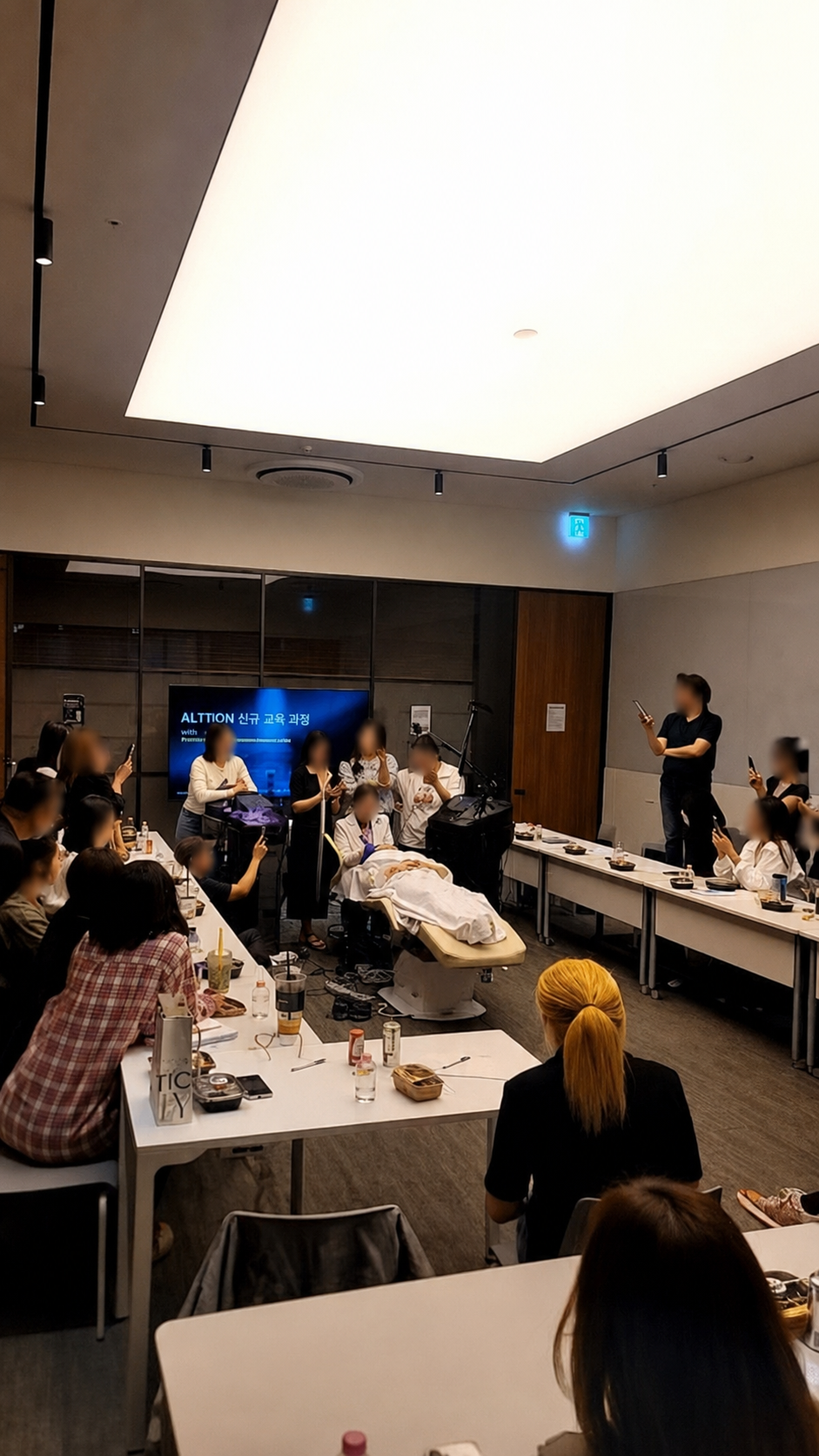 피부샵 원장님 대상 알테온 교육 및 매출 운영 세미나 현장